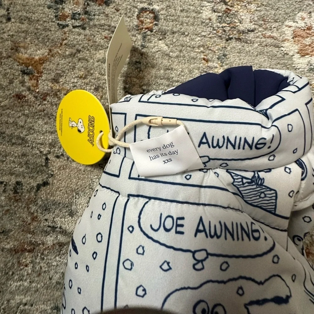 RARE Little Beast NWT Snoopy Puffer Parka— size XXS